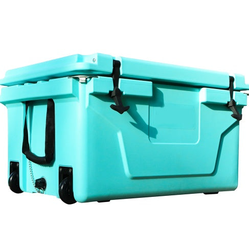 Large 65QT Insulated Camping Cooler Ice Chest With Wheels