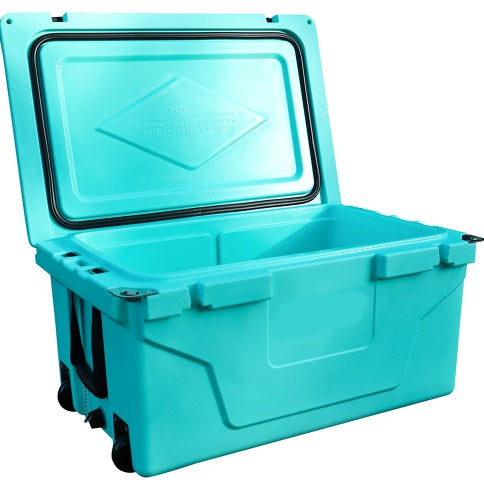 Large 65QT Insulated Camping Cooler Ice Chest With Wheels