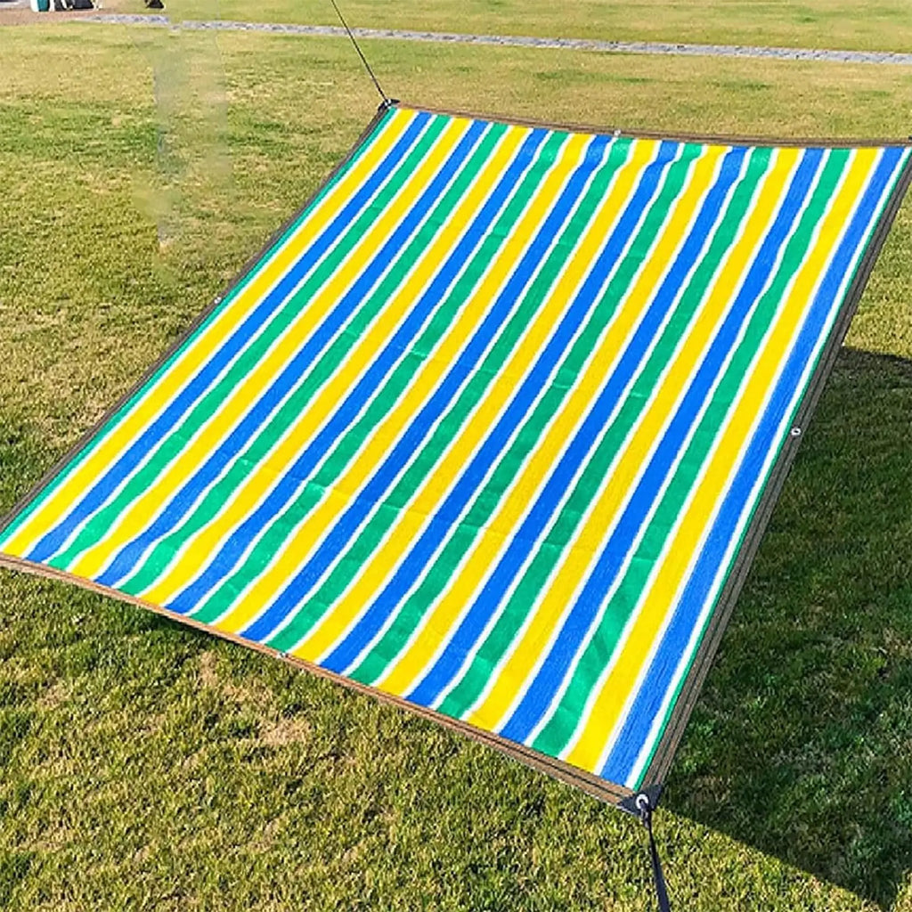 Mesh Sun Shade Tarp With Grommets Blocks 95% Of Sunlight